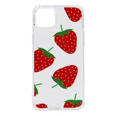 Seamless Pattern Fresh Strawberry Iphone 14 Plus Tpu Uv Print Case by Sarkoni