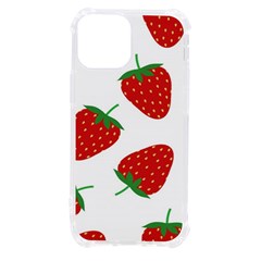 Seamless Pattern Fresh Strawberry Iphone 13 Mini Tpu Uv Print Case by Sarkoni