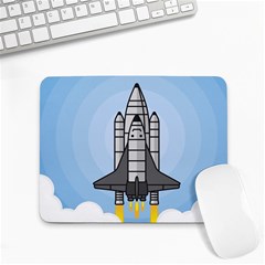 Rocket Shuttle Spaceship Science Small Mousepad