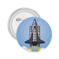 Rocket Shuttle Spaceship Science 2.25  Buttons