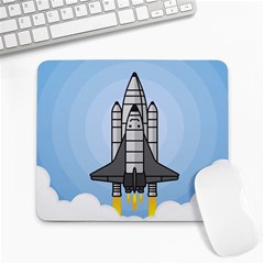 Rocket Shuttle Spaceship Science Large Mousepad