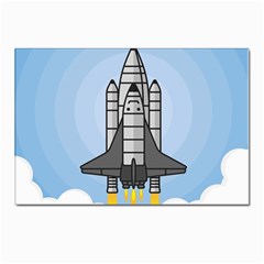 Rocket Shuttle Spaceship Science Postcard 4 x 6  (Pkg of 10)