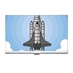 Rocket Shuttle Spaceship Science Business Card Holder