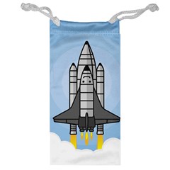 Rocket Shuttle Spaceship Science Jewelry Bag