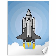 Rocket Shuttle Spaceship Science Canvas 36  x 48 