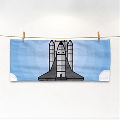 Rocket Shuttle Spaceship Science Hand Towel