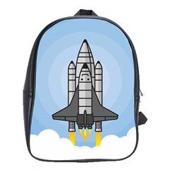 Rocket Shuttle Spaceship Science School Bag (Large)