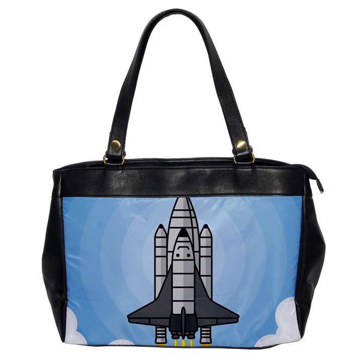 Rocket Shuttle Spaceship Science Oversize Office Handbag