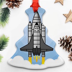 Rocket Shuttle Spaceship Science Ornament (Christmas Tree) 