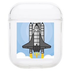 Rocket Shuttle Spaceship Science Soft Tpu Airpods 1/2 Case by Sarkoni