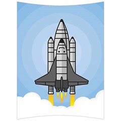 Rocket Shuttle Spaceship Science Back Support Cushion by Sarkoni