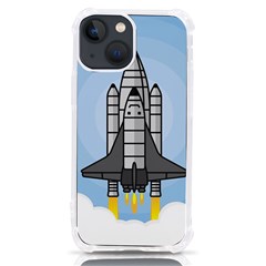 Rocket Shuttle Spaceship Science Iphone 13 Mini Tpu Uv Print Case by Sarkoni