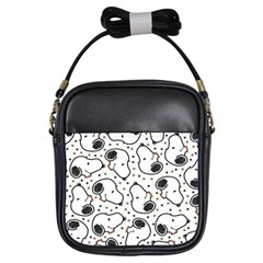 Dog Pattern Girls Sling Bag by Sarkoni