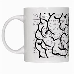 Brain Mind Psychology Idea Drawing White Mug by Grandong