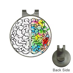 Brain Mind Psychology Idea Drawing Hat Clips With Golf Markers by Grandong