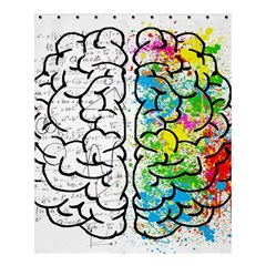 Brain Mind Psychology Idea Drawing Shower Curtain 60  X 72  (medium)  by Grandong