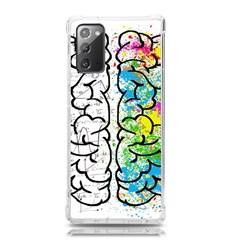 Brain Mind Psychology Idea Drawing Samsung Galaxy Note 20 Tpu Uv Case by Grandong