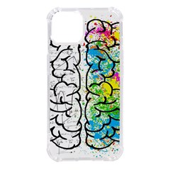 Brain Mind Psychology Idea Drawing Iphone 14 Tpu Uv Print Case by Grandong