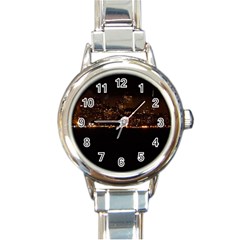 San Fransisco Usa California Water Round Italian Charm Watch by Grandong