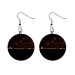 San Fransisco Usa California Water Mini Button Earrings Front