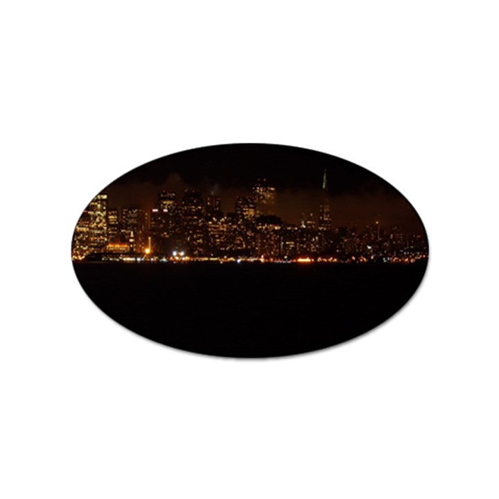 San Fransisco Usa California Water Sticker Oval (100 pack)