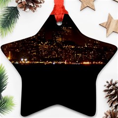 San Fransisco Usa California Water Star Ornament (two Sides) by Grandong