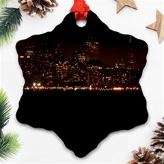 San Fransisco Usa California Water Ornament (snowflake)