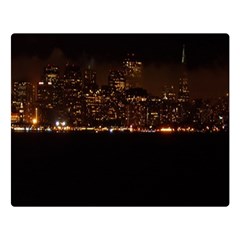 San Fransisco Usa California Water Two Sides Premium Plush Fleece Blanket (large) by Grandong