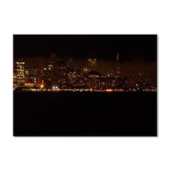 San Fransisco Usa California Water Crystal Sticker (a4) by Grandong