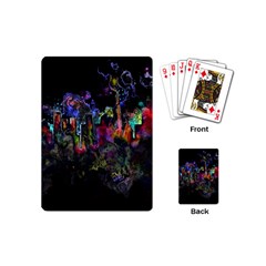 Grunge Paint Splatter Splash Ink Playing Cards Single Design (mini) by Grandong