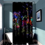 Grunge Paint Splatter Splash Ink Shower Curtain 36  x 72  (Stall)  Curtain(36 X72 )