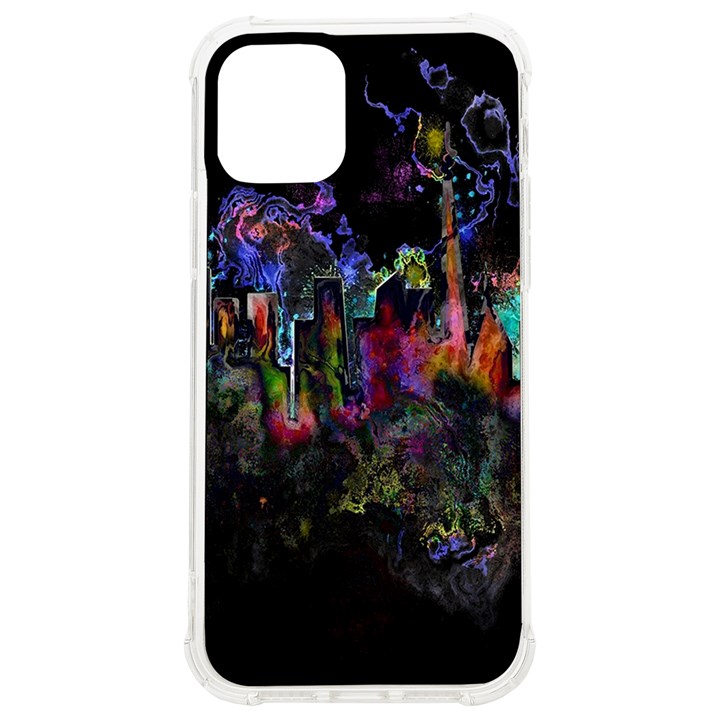 Grunge Paint Splatter Splash Ink iPhone 12/12 Pro TPU UV Print Case