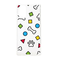 Dog Paw Seamless Pattern Footprint Bone Samsung Galaxy Note 20 Tpu Uv Case by Grandong