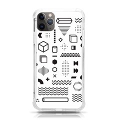 Pattern Hipster Abstract Form Geometric Line Variety Shapes Polkadots Fashion Style Seamless Iphone 11 Pro Max 6 5 Inch Tpu Uv Print Case by Grandong