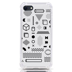 Pattern Hipster Abstract Form Geometric Line Variety Shapes Polkadots Fashion Style Seamless Iphone Se by Grandong