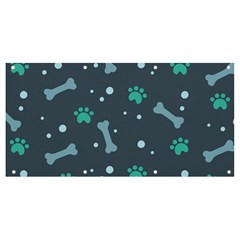 Bons Foot Prints Pattern Background Banner And Sign 8  X 4  by Grandong