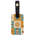 Nautical Elements Collection Luggage Tag (one side) Front