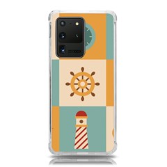 Nautical Elements Collection Samsung Galaxy S20 Ultra 6 9 Inch Tpu Uv Case by Grandong