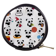 Playing Pandas Cartoons Mini Makeup Bag by Apen