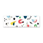 Vector Set Isolates With Cute Birds Scandinavian Style Sticker Bumper (100 pack) Front