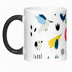 Vector Set Isolates With Cute Birds Scandinavian Style Morph Mug by Apen