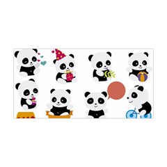 Playing Pandas Cartoons Yoga Headband by Apen