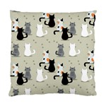 Cute Cat Seamless Pattern Standard Cushion Case (One Side) Front