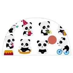 Playing Pandas Cartoons Anti Scalding Pot Cap