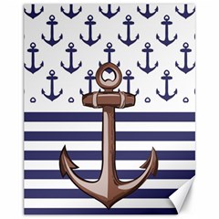 Anchor Background Design Canvas 11  X 14  by Apen