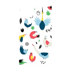 Vector Set Isolates With Cute Birds Scandinavian Style Iphone 14 Plus Black Uv Print Case by Apen