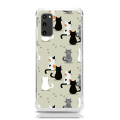 Cute Cat Seamless Pattern Samsung Galaxy S20 6 2 Inch Tpu Uv Case by Apen