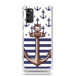 Anchor Background Design Samsung Galaxy S20 6.2 Inch TPU UV Case Front