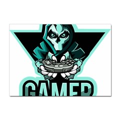 Gamer Illustration Gamer Video Game Logo Sticker A4 (100 Pack) by Sarkoni