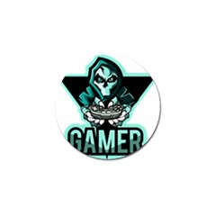 Gamer Illustration Gamer Video Game Logo Golf Ball Marker (4 Pack) by Sarkoni